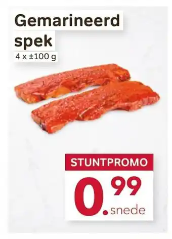 Bon Ap Gemarineerd spek 4 x 100 g aanbieding