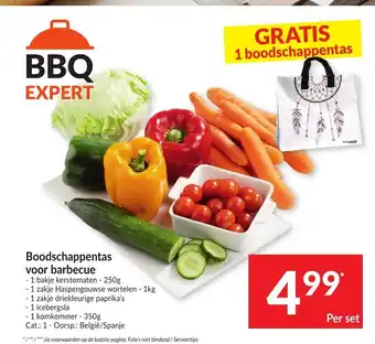 Intermarché Boodschappentas voor barbecue per set aanbieding