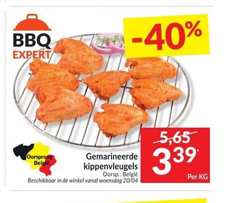 Intermarché Gemarineerde kippenvleugels per kg aanbieding