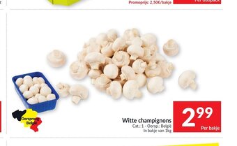 Intermarché Witte champignons per bakje aanbieding
