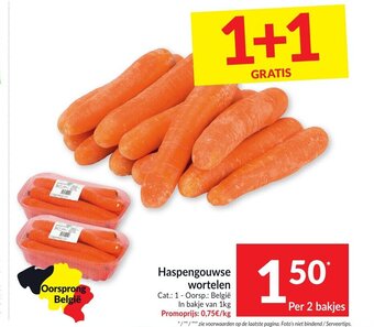 Intermarché Haspengouwse wortelen aanbieding
