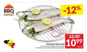 Intermarché Gekuiste hele forel aanbieding