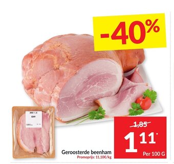 Intermarché Geroosterde beenham per 100 g aanbieding