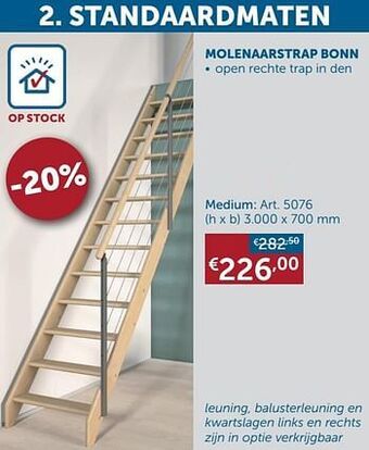 Zelfbouwmarkt Molenaarstrap bonn medium aanbieding