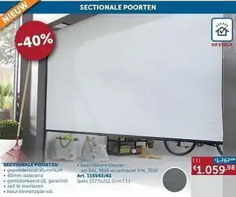 Sectionale poorten