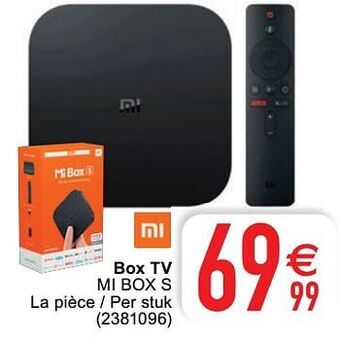 Cora Xiaomi box tv mi box s aanbieding