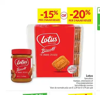 Intermarché Lotus Speculoos per pak aanbieding