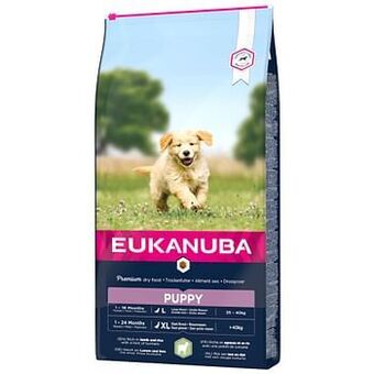 Zooplus 2x12kg Puppy Large & Giant Breed Lam & Rijst Eukanuba Hondenvoer aanbieding