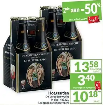 Intermarché Hoegaarden de verboden vrucht aanbieding