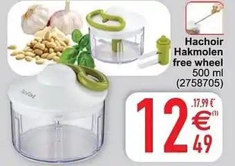Hachoir hakmolen free wheel