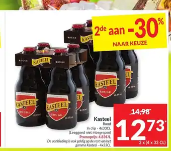 Intermarché Kasteel Rood 2 x (4 x 33 cl) aanbieding