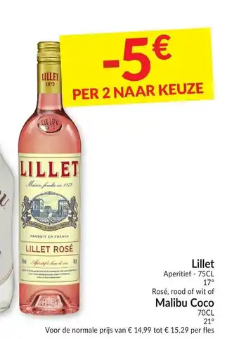 Intermarché Lillet Aperitief - 75 cl per fles aanbieding