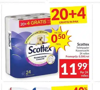 Intermarché Scottex 24 rollen aanbieding