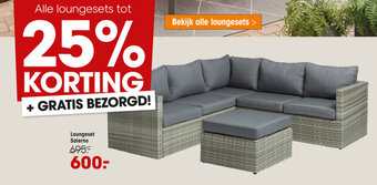 Kwantum Loungeset salerno aanbieding