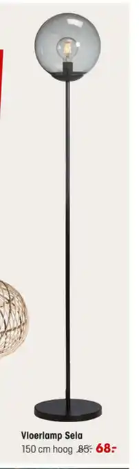 Kwantum Vloerlamp sela 150 cm aanbieding