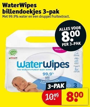 Kruidvat Waterwipes billendoekjes aanbieding