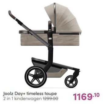 Baby & Tiener Joolz day+ timeless taupe 2 in 1 kinderwagen aanbieding