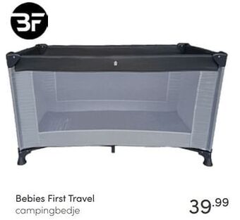 Baby & Tiener Bebies first travel campingbedje aanbieding