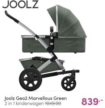 Joolz geo2 marvellous green 2 in 1 kinderwagen