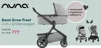 Baby & Tiener Demi grow frost 2-in-1 kinderwagen aanbieding