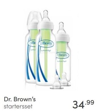 Baby & Tiener Dr. brown’s startersset aanbieding