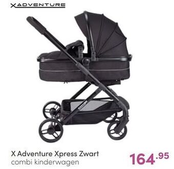Baby & Tiener X adventure xpress zwart combi kinderwagen aanbieding