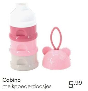 Baby & Tiener Cabino melkpoederdoosjes aanbieding