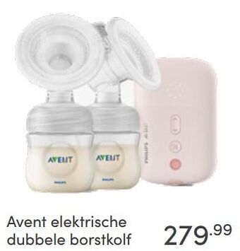Baby & Tiener Philips avent elektrische dubbele borstkolf aanbieding