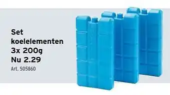 GAMMA Set koelelementen aanbieding