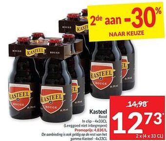 Intermarché Kasteel rood aanbieding