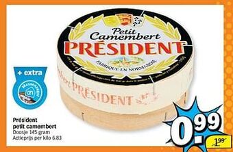 Albert Heijn Président petit camembert aanbieding