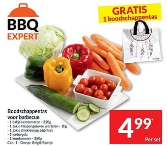 Intermarché Boodschappentas voor barbecue aanbieding
