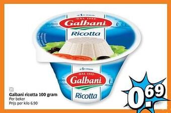 Albert Heijn Galbani ricotta aanbieding