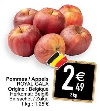Cora Pommes - appels royal gala aanbieding