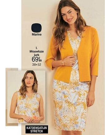 Damart Mouwloze jurk aanbieding