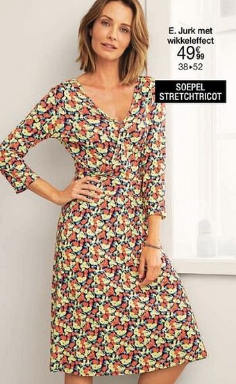 Damart Jurk met wikkeleffect aanbieding
