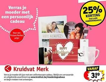 Kruidvat Verras je moeder met een persoonlijk cadeau aanbieding
