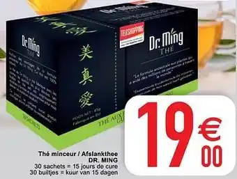 Cora Thé minceur - afslankthee dr. ming aanbieding
