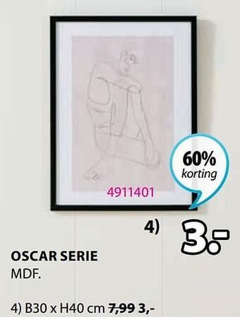 Jysk Oscar fotokader aanbieding
