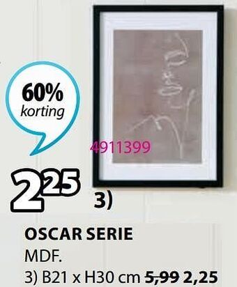 Jysk Oscar fotokader aanbieding