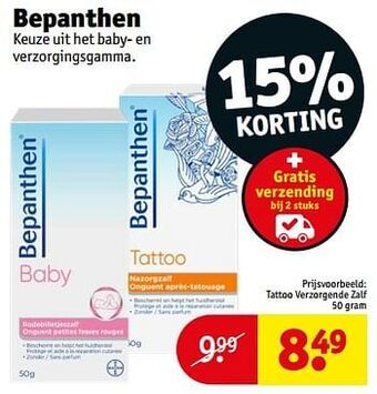 Kruidvat Tattoo verzorgende zalf aanbieding