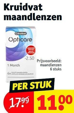Kruidvat Maandlenzen aanbieding