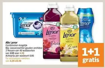 Albert Heijn Wasverzachter gouden orchidee aanbieding