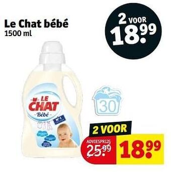 Kruidvat Le chat bébé aanbieding
