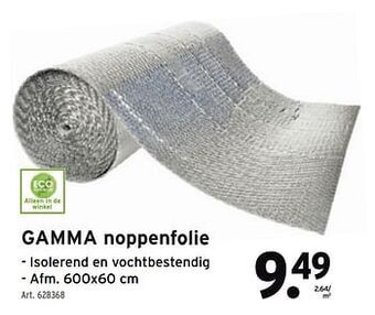 GAMMA Gamma noppenfolie aanbieding