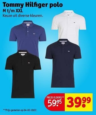 Kruidvat Tommy hilfiger polo aanbieding