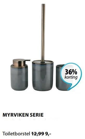 Jysk Myrviken toiletborstel aanbieding