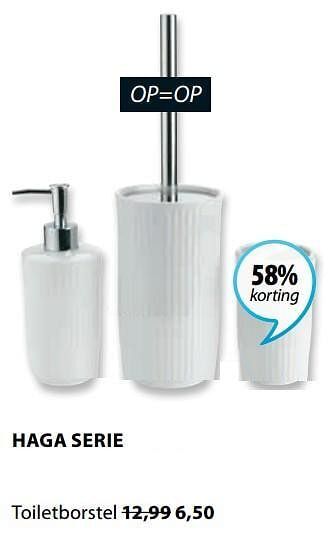 Jysk Haga toiletborstel aanbieding
