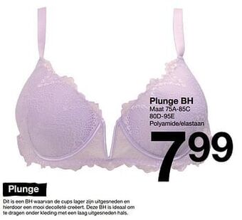 Zeeman Plunge bh aanbieding