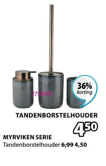 Jysk Myrviken tandenborstelhouder aanbieding